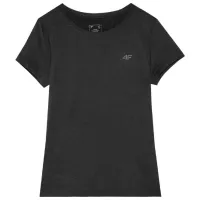 Tricou pentru femei 4F 4FWSS24TFTSF604-20S 90% poliester, 10% elastan/ Black