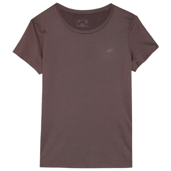 Tricou pentru femei 4F 4FWSS24TFTSF604-82S 90% poliester, 10% elastan/ Light Brown photo 1 Tricou pentru femei 4F 4FWSS24TFTSF604-82S 90% poliester, 10% elastan/ Light Brown photo 1
