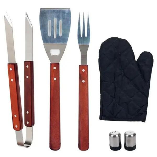 Set pentru grătar Xenos Barbecue 6 instrumente/ Oțel inoxidabil photo 1