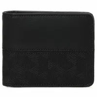 Кошелек для мужчин Lumberjack 3W HALF PRINTED CZDN 3PR Искусственная кожа/ Черный
