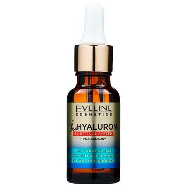 Сыворотка для лица Eveline Cosmetics Bio Hyaluron+Retinol 18 мл/ Все типы photo 1