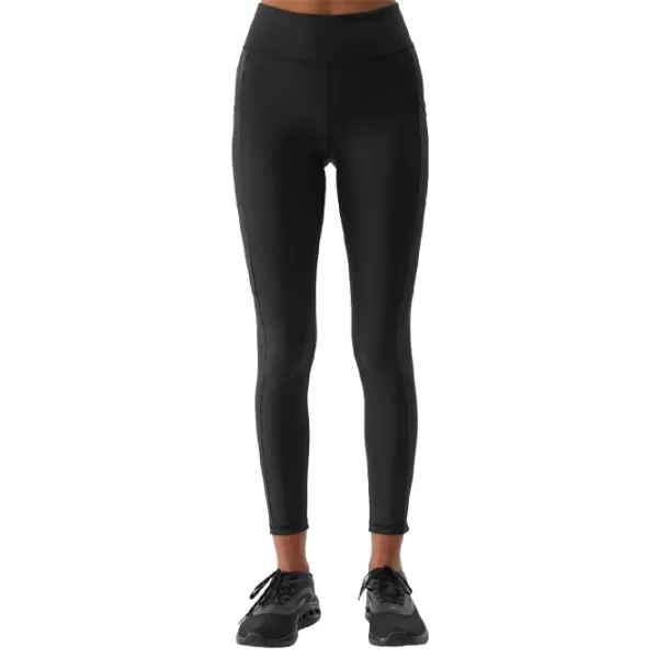 Colanți sport pentru femei 4F 4FWSS24TFTIF230-20S L/ Black photo 1