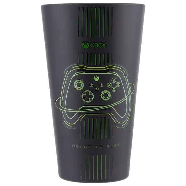 Pahar Paladone XBOX Glass 0.4l / Sticlă / Black photo 1