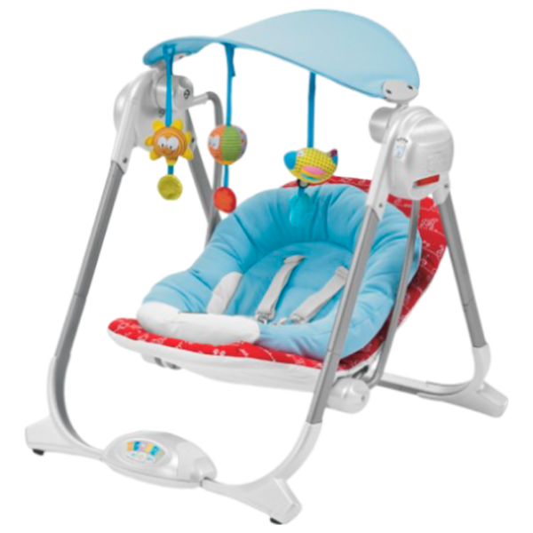 Leagăn pentru bebeluși Chicco Polly Swing (67691.69) 9 kg/ White photo 1 Leagăn pentru bebeluși Chicco Polly Swing (67691.69) 9 kg/ White photo 1