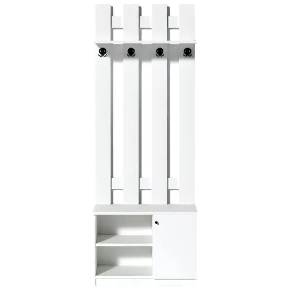 Set pentru antreu Fabrik Home Tina LPAL/ Frasin alb photo 1