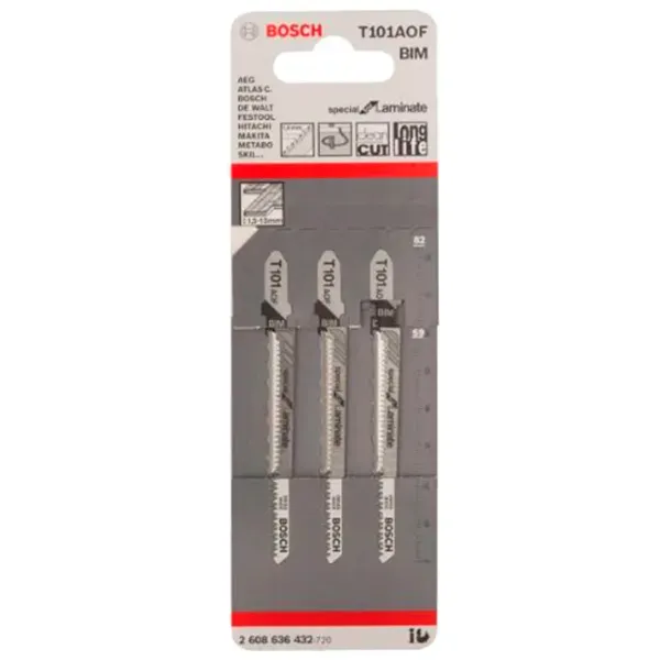 Набор лезвий Bosch T101AOF  photo 1