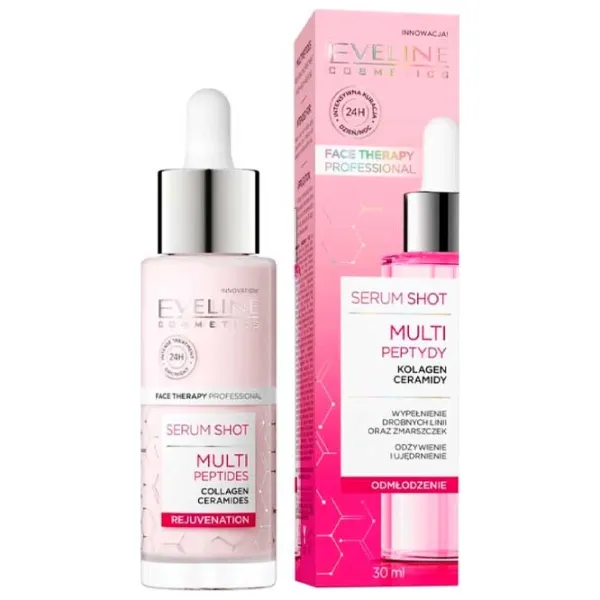 Сыворотка для лица Eveline Cosmetics Face Therapy Multi Peptides 30 мл/ Все типы photo 1 Сыворотка для лица Eveline Cosmetics Face Therapy Multi Peptides 30 мл/ Все типы photo 1