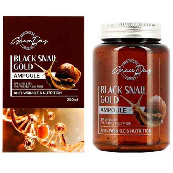 Ser pentru față Grace Day Black Snail 250 ml/ Toate tipurile photo 1
