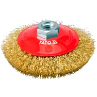Щетка дисковая из гофрированной проволоки Yato YT4761 100 мм