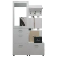 Комплект для прихожей Fabrik Home Milana 1200 ЛДСП/ Белый ясень