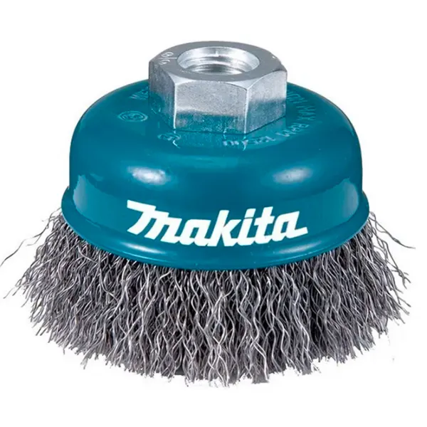 Perie cupă din sârmă ondulată Makita D-29284 100 mm photo 1