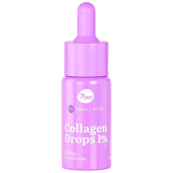 Сыворотка для лица 7DAYS Collagen Drops 1% 20 мл/ Все типы photo 1