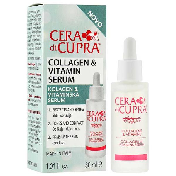 Сыворотка для лица Cera di Cupra Collagen Vitamine 30 мл/ Все типы photo 1