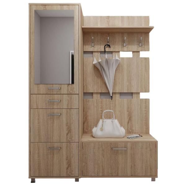 Set pentru antreu Fabrik Home Milana 1500 LPAL/ Stejar sonoma photo 1 Set pentru antreu Fabrik Home Milana 1500 LPAL/ Stejar sonoma photo 1