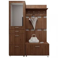 Комплект для прихожей Fabrik Home Milana 1500 ЛДСП/ Орех каменный