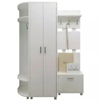 Set pentru antreu Fabrik Home Monica 1620 LPAL/ Frasin alb