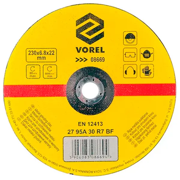 Шлифовальный круг Vorel VOR08669  photo 1 Шлифовальный круг Vorel VOR08669  photo 1