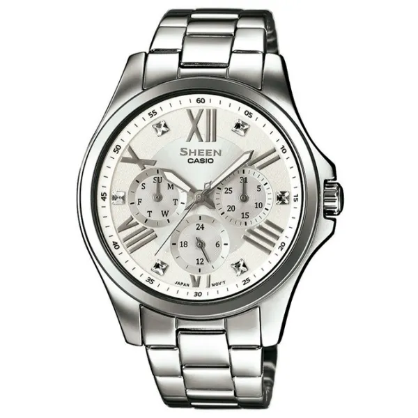 Ceas de mână pentru femei Casio SHE-3806D-7AUER Cuarț/ 39 mm photo 1 Ceas de mână pentru femei Casio SHE-3806D-7AUER Cuarț/ 39 mm photo 1