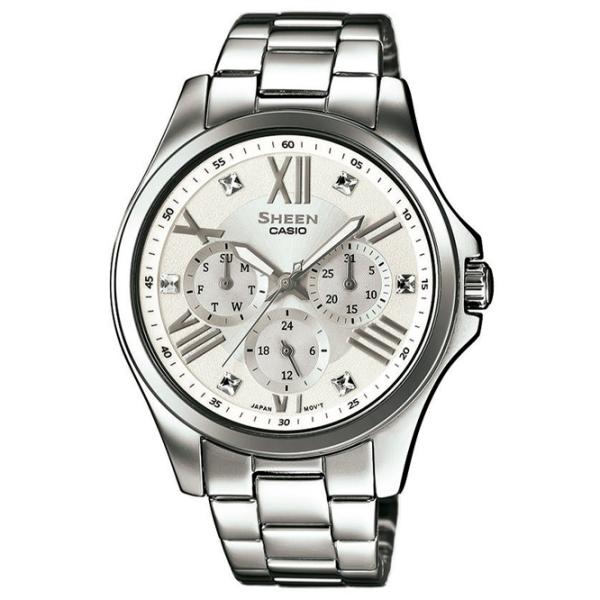 Ceas de mână pentru femei Casio SHE-3806D-7AUER Cuarț/ 39 mm photo 1 Ceas de mână pentru femei Casio SHE-3806D-7AUER Cuarț/ 39 mm photo 1