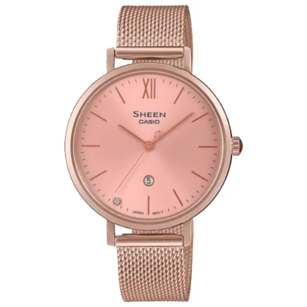 Ceas de mână pentru femei Casio SHE-4539CM-4AUER Cuarț/ 34 mm photo 1