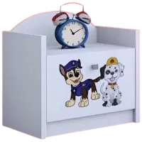 Noptiere Happy Babies SZN02 44 x 40 x 34 / PAL / White