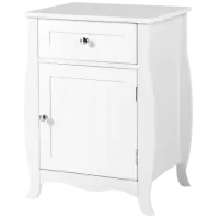 Noptiere Costway 5675595 60.5 x 45 x 35/ MDF/ White