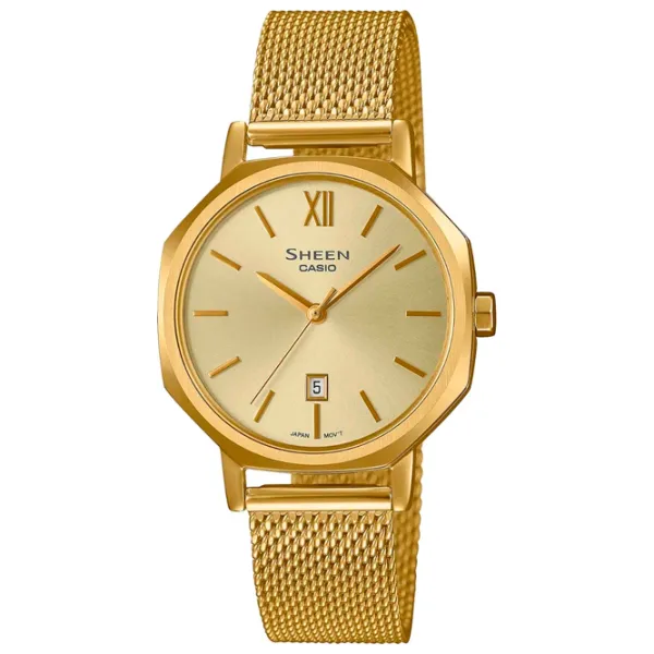 Наручные часы для женщин Casio SHE-4554GM-9AUEF Кварцевый/ 30 мм photo 1 Наручные часы для женщин Casio SHE-4554GM-9AUEF Кварцевый/ 30 мм photo 1