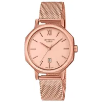 Ceas de mână pentru femei Casio SHE-4554PGM-4AUEF Cuarț/ 30 mm