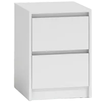 Тумбочки TopEshop 5532938 55см x 40см x 43см/ ДСП меламин/ White