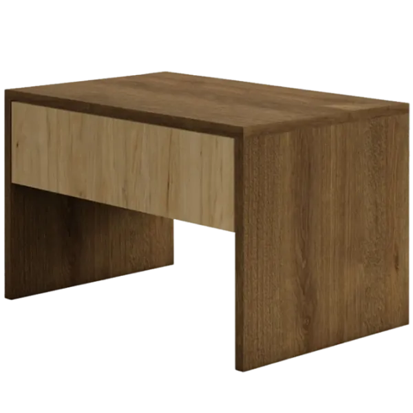 Noptiere Haaus 5479359 33 x 53 x 35/ PAL melaminat/ Bronze Oak photo 1