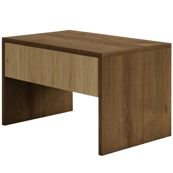 Noptiere Haaus 5479359 33 x 53 x 35/ PAL melaminat/ Bronze Oak photo 1