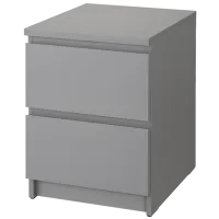Тумбочки Ikea 5290680 55см x 40см x 48см/ ЛДСП/ Серый