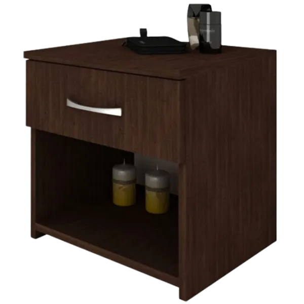 Тумбочки Haaus 5479355 40см x 40см x 35см/ ДСП меламин/ Wenge photo 1