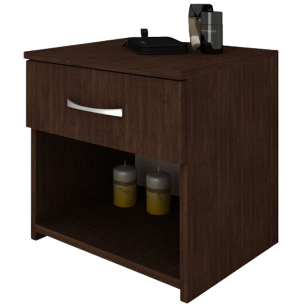 Тумбочки Haaus 5479355 40см x 40см x 35см/ ДСП меламин/ Wenge photo 1