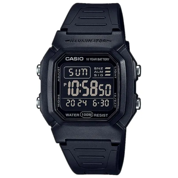 Ceas de mână pentru bărbați Casio W-800H-1B Cuarț/ 44 x 37 mm photo 1 Ceas de mână pentru bărbați Casio W-800H-1B Cuarț/ 44 x 37 mm photo 1