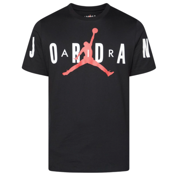 Tricou pentru bărbați Jordan Jdair Stretch SS Crew 100% bumbac/ Black photo 1