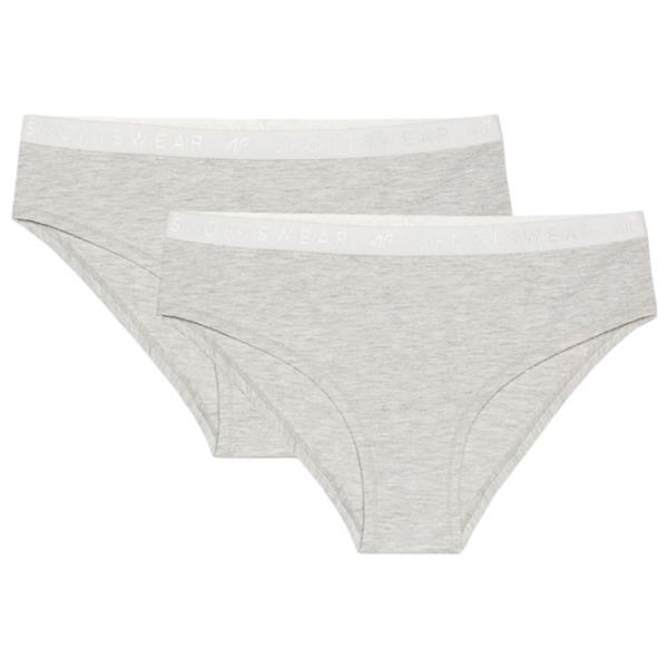 Chiloți pentru femei 4F 4FWSS24UPTSF017-27M S/ Gray/ Tanga photo 1