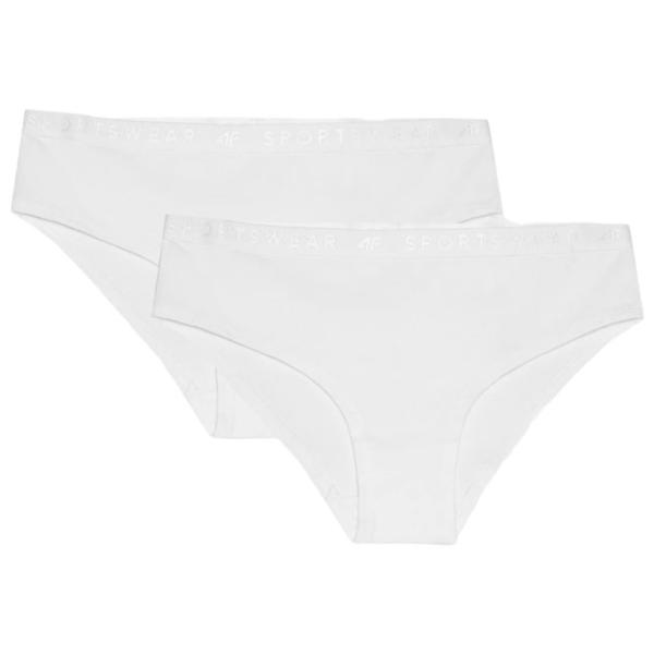 Chiloți pentru femei 4F 4FWSS24UPTSF017-10S XS/ White/ Tanga photo 1