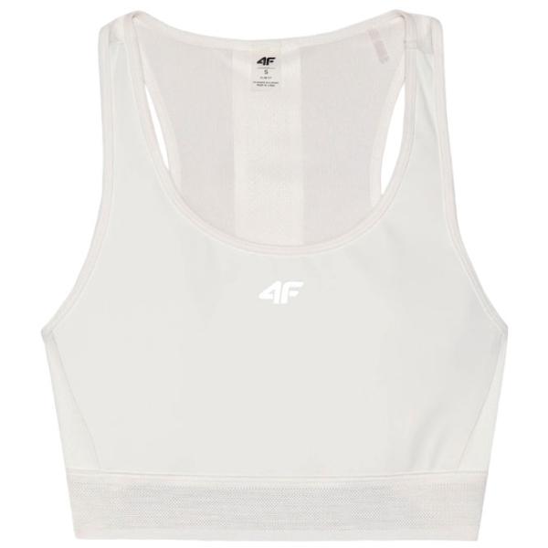 Bustieră pentru femei 4F 4FWSS24TFTSF705-11S White photo 1 Bustieră pentru femei 4F 4FWSS24TFTSF705-11S White photo 1