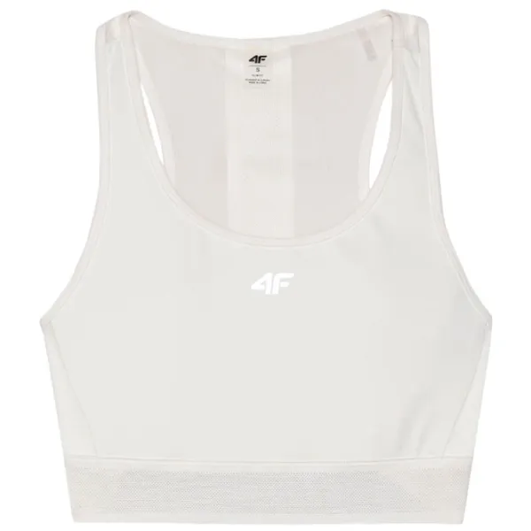 Bustieră pentru femei 4F 4FWSS24TFTSF705-11S White photo 1 Bustieră pentru femei 4F 4FWSS24TFTSF705-11S White photo 1