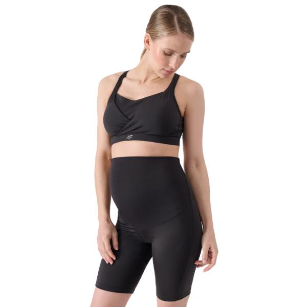 Colanți scurți sport pentru femei 4F 4FWSS24TFSHF578-20S XS/ Black photo 1