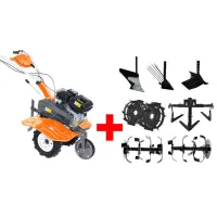 Motocultor Technoworker HB 700 S + 5 accesorii (VOR58545) 4 timpi/ Benzină