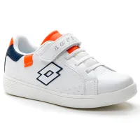 Adidași pentru băieți Lotto 2M 1973 EVO VI FLUO 2FX Primăvară - vară/ White