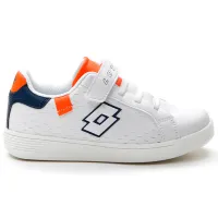 Кроссовки для мальчиков Lotto 2M 1973 EVO VI FLUO 2FX Весна - лето/ Белый