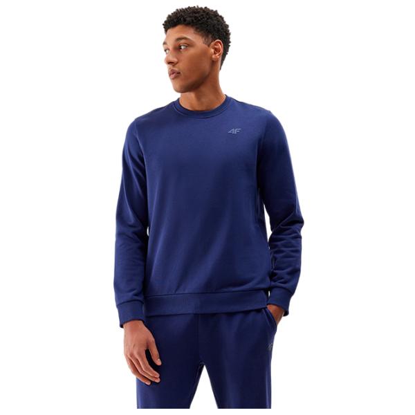 Hanorac pentru bărbați 4F 4FWSS24TSWSM1181 Drept/ Navy Blue photo 1