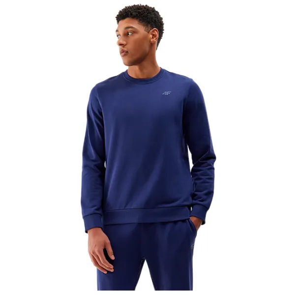Толстовка для мужчин 4F 4FWSS24TSWSM1181 Прямой/ Navy Blue photo 1