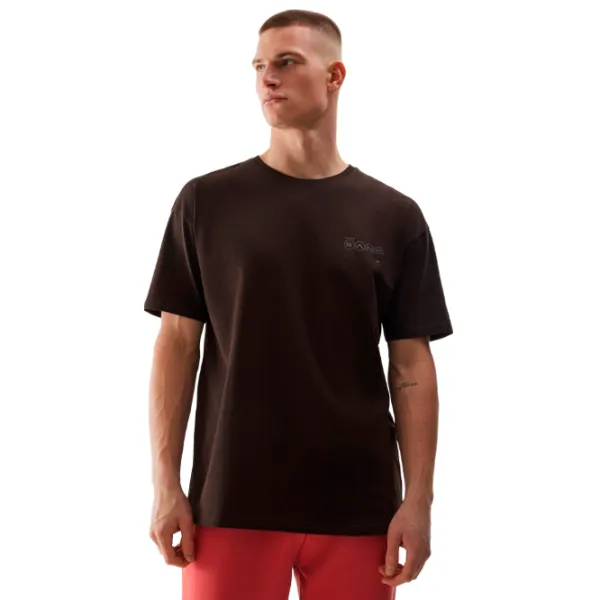 Tricou pentru bărbați 4F 4FWSS24TTSHM1286-80S 100% bumbac/ Brown photo 1