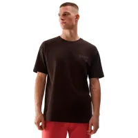 Tricou pentru bărbați 4F 4FWSS24TTSHM1286-80S 100% bumbac/ Brown