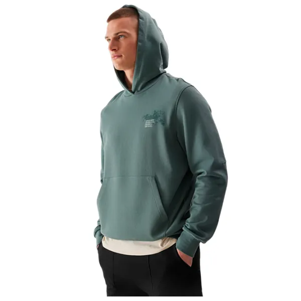 Hanorac pentru bărbați 4F 4FRSS24TSWSM1615 Drept/ Khaki photo 1