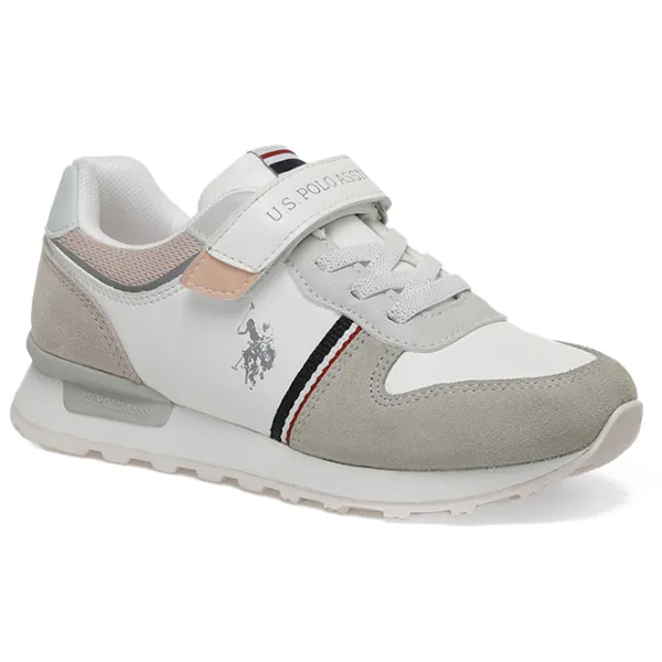Adidași pentru fetiţe U.S. Polo Assn. 3S KOPZA 3PR Demisezon/ White photo 1 Adidași pentru fetiţe U.S. Polo Assn. 3S KOPZA 3PR Demisezon/ White photo 1
